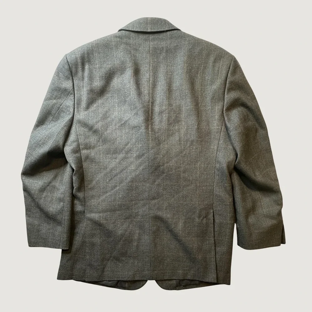 Jos. A. Bank Sport Coat Mens 43R Grey Traveler's Collection Wool Blazer